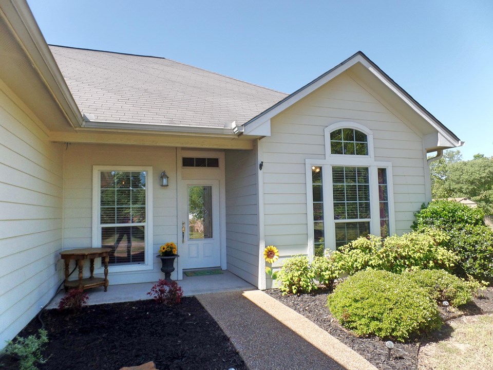 welcoming front porch