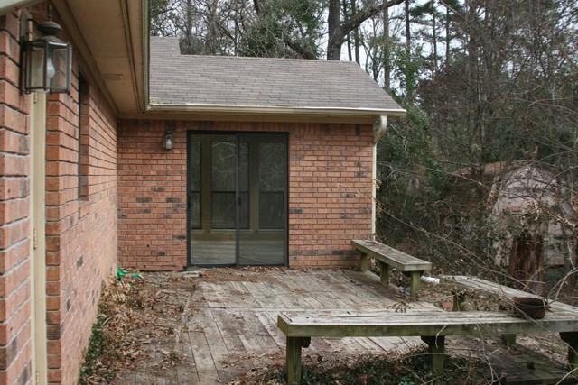 or how about morning coffee on the rear deck?