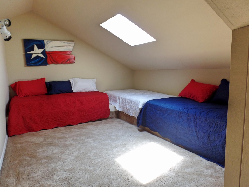 loft with built-ins