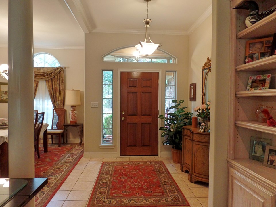 welcoming entryway