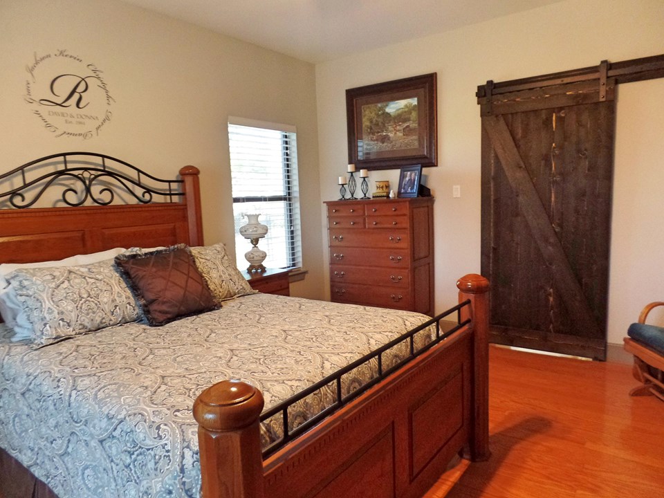 spacious master bedroom