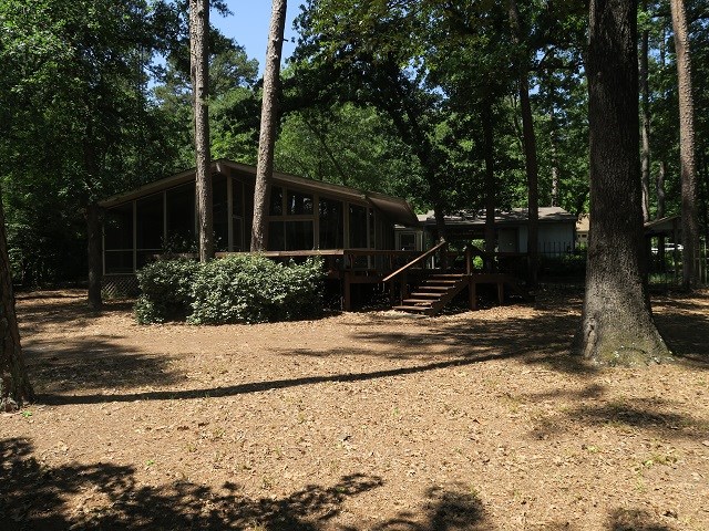 home view from the lake