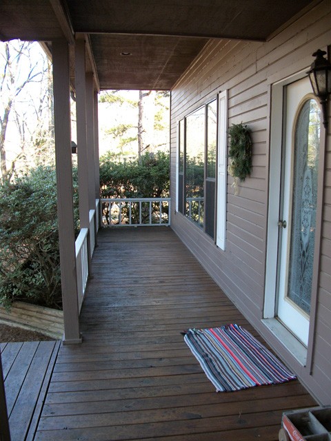 how about morning coffee on the front deck watching the deer roam.