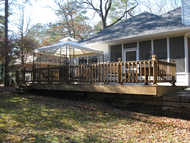 how about a barbecue on the king sized deck?