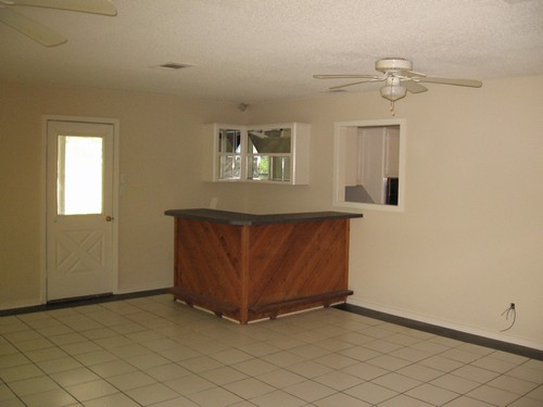 bar in the family room.